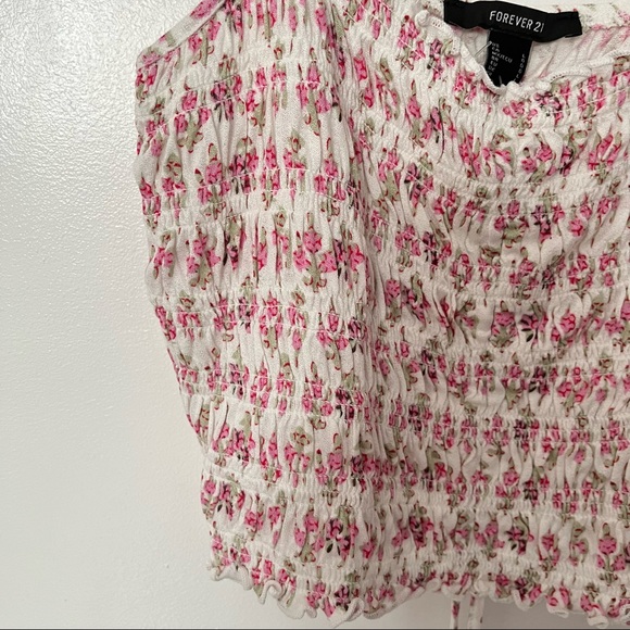 Forever 21 Shirred Tank Top - Picture 2 of 4